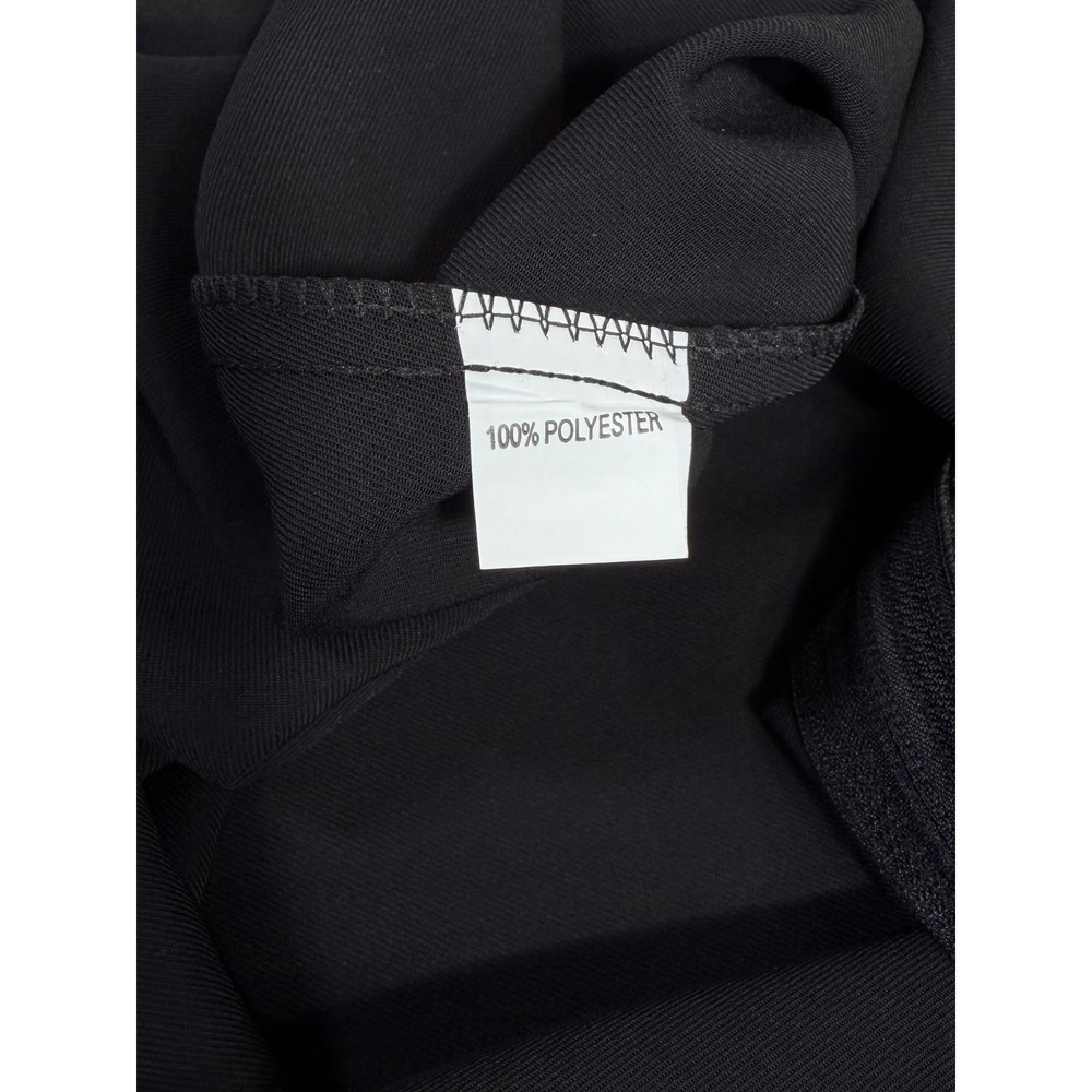 Hayat Modest Fashion Boutique Black Abaya Rhinestone Tiered Sleeve Dress Small - Picture 5 of 7